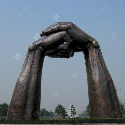 China Monument Sculpture Monument Bronze Sculpture With Patina Surface for sale