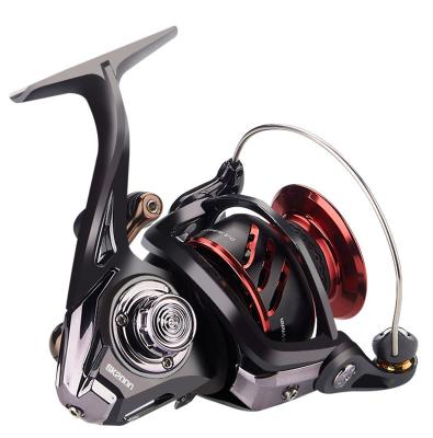 China Professional Casting Fishing Reels 5.7:1 Spinning Fishing Rod Reel 12BB 5:1:1Metal Wheel Aluminum Spinning Fishing Reels for sale