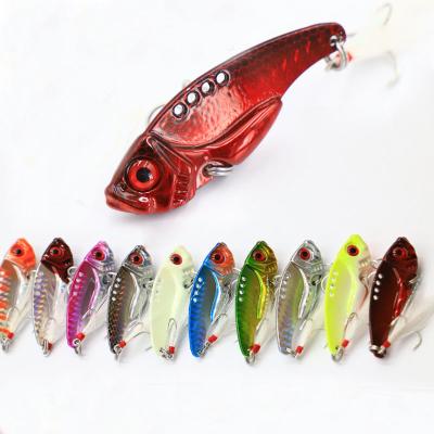 China Metal Vibration Fishing Lure Metal VIB With Treble Hooks 7g 10g 15g 20g VIB Baits With Lead for sale