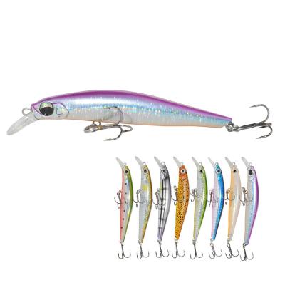 China ABS Hard Bait Minnow 78mm/7.4g Hard Bait Fishing Lures Wobbler Isca Artificial Crankbait 3D Plastic Eyes Lure Fishing Tackle for sale