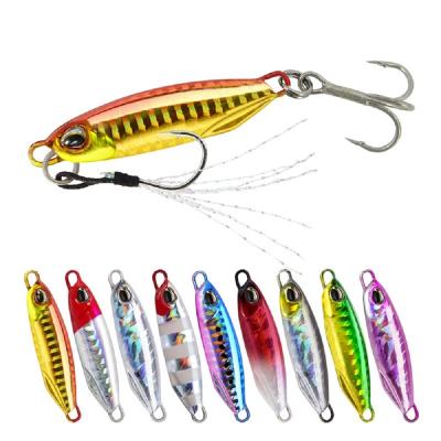 China Slow Pitch Jig Lure Baits 15g 32g Artificial Drop Metal Sea Bassmaster LJ06 for sale