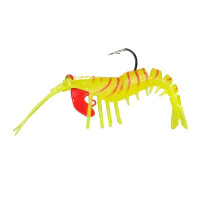 China 100mm Soft Plastic Rubber Bait 50mm 70mm TPR Soft Plastic Artificial Shrimp Lure for sale