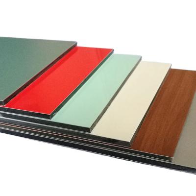 China Modern high quality 3mm -5mm PVDF aluminum composite panel for exterior wall cladding for sale