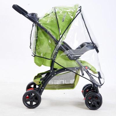 China Breathable Waterproof Umbrella for Stroller Universal Wind Dust Shield Cover Baby Stroller Rain Cover for sale