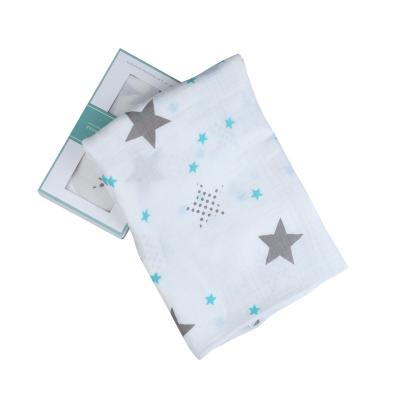 China Antibacterial Rotating Cloth And Walker Covers Cotton Muslin Bamboo Blankets Baby Wrap Wrap for sale