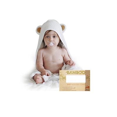 China Antibacterial and Hypoallergenic Tablets Keeps Baby Dry and Warm Baby Extra Soft Bamboo Hooded Towel for sale