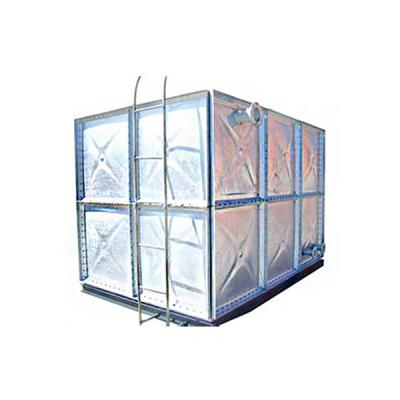 China Premium 12000 liter Anti-leaking hot-dip galvanized steel water tank for sale