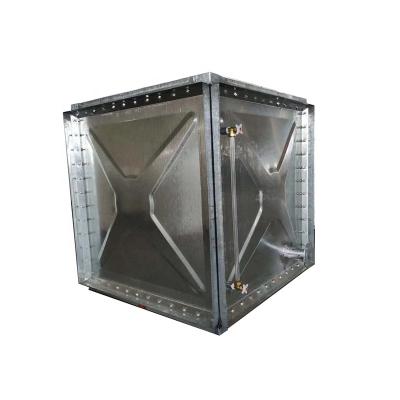 China Hotels Galvanized Steel Sectional Type Metal Water Panel Tank for sale