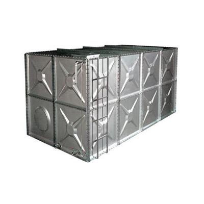 China Hotels top competitive galvanized steel sectional type high quality metal water tank water tank panel storage tank for sale