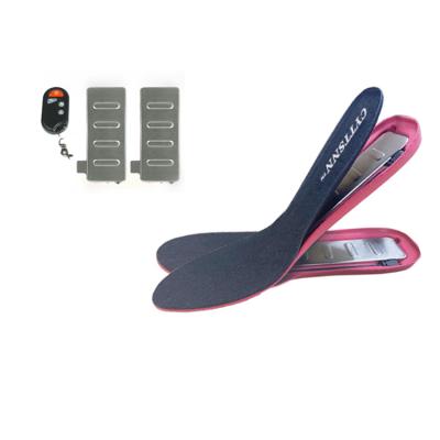 China Replaceable winter sports winter door battery outlet lithium battery remote control warm heated heated insoles for sale