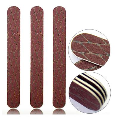 China Wash Eco-friendly High Grade Waterproof Fish Scales 150/150 Special Wooden Nail File Manicure for sale