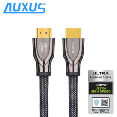 China Ultra High Speed ​​YUV444 HDMI Monitor Cable 3D Certification 4K@120Hz 8K@60Hz 48Gbps Gold HDMI Cable For PS4 for sale