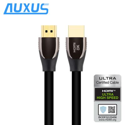 China Monitor Certified HDMI Cable Up to 3m YUV444 3D 8K@60Hz 4K@120Hz 48Gbps 4320P Ultra High Speed ​​Gold HDMI Cable for PS4 for sale