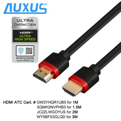 China Ultra High Speed ​​HDMI Monitor Cable Certification YUV444 3D 8K@60Hz 4K@120Hz 48Gbps 4320P Metal Aluminum HDMI Cable for sale