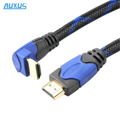 China DVD Player 90 Degree Angled High Speed ​​HDMI Cable With Ethernet Support 2160P, 3D, 4K*2K for sale