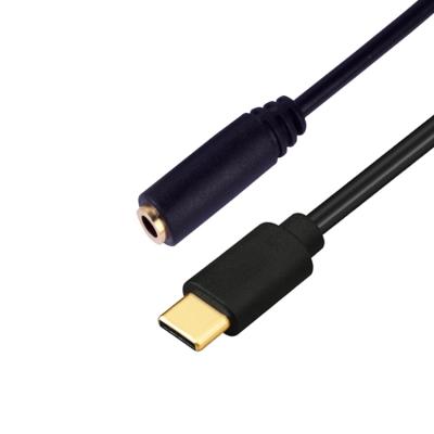 China Monitor Type C to 3.5mm Stereo Audio Cable USB C Male to 3.5 Female Jack AUX. for mobile phone, speaker for sale