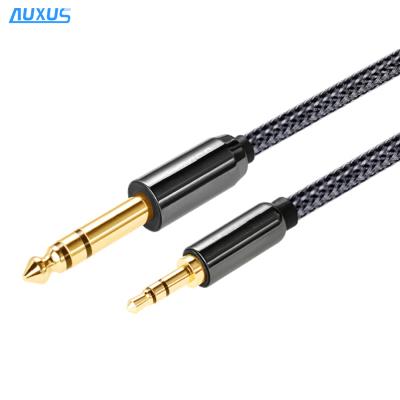 China Best Quality Car 6.5MM Mono Plug To 3.5MM Audio Stereo Cable for sale