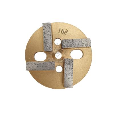 China Dry Grinding Concrete And Stone Floor Metal Bond Diamond Disc For Leveling Grinding Wheel for sale