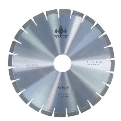 China Wet Cut Blade For Granite Stones Cutting Tools Silent Diamond Saw Blade Hard Circular for sale