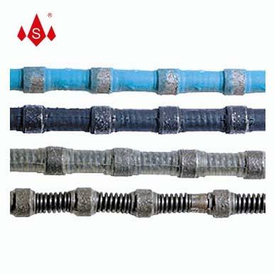 China Steel Wire Rope Diamond Wire Saw for Stone Slab Profiling Wire Rope for Block Adjusting Slab Cutting for sale