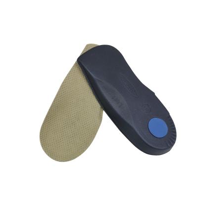 China Orthotic Plantar Fasciitis Orthotic Insole Support Arch Foot Medical Pain Deodorizer Soft Comfortable Silicone Half For Shoe for sale