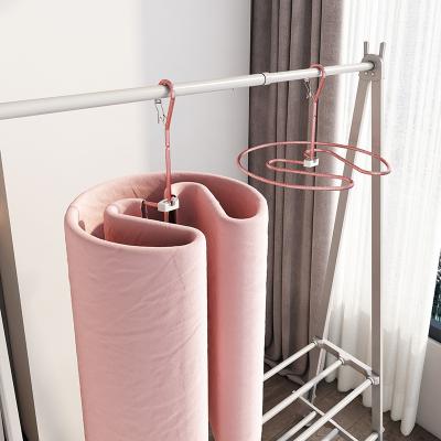 China Multi-Functional Aluminum Alloy Canvas Hanger Eco-Friendly Hanger Bedding Hanger for sale