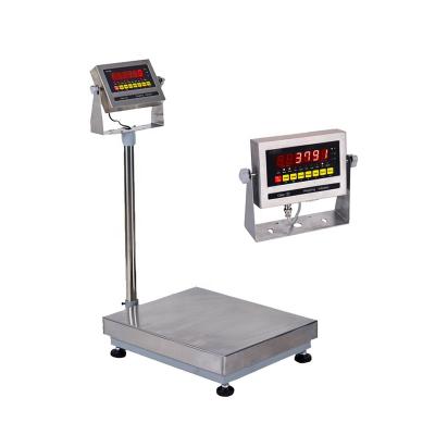 China 600Kg 800kg 300*400 mm Electronic Weight Machine Digital Weighing Industrial Platform Scales Te koop