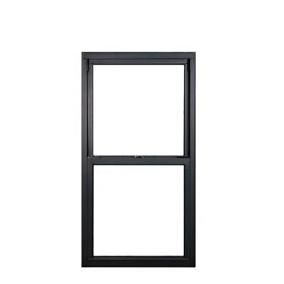 China Magnetic Screen Aluminum Double Hung Vertical Sliding Glass Window Parts For Single Hung Window for sale