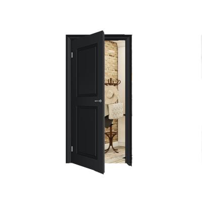 China 2021 Modern Top Selling Wooden Door Compound Customized Products With White Or Black Wooden House Modern Commercial Rolling 3 Years for sale