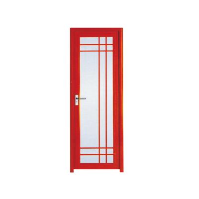 China Modern aluminum bathroom door design vents for interior doors double glazed batnroom door for sale