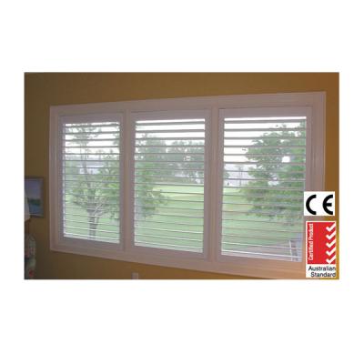 China Factory Direct Supply Modern PVC Jalousie Awning Windows Custom Plantation Shutter Windows for sale