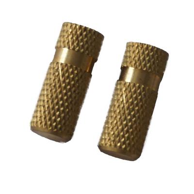 China Heavy Industry High Precision Insert Knurled Copper Nut For Plastic Mold for sale