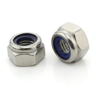 China Heavy Industry China Factory DIN 985 Stainless Steel DIN982 Self 304 Nylon Lock Nut for sale