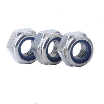 China reliable heavy industry china supplier din985 nylon hex lock nuts m2 m4 m6 m8 for sale