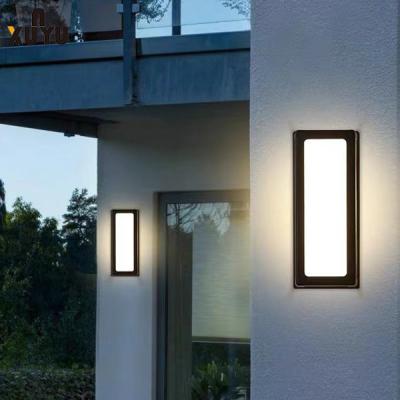 China 18W 30W Modern LED Wall Lights AC85-265V Modern Outdoor Sconces Black for sale