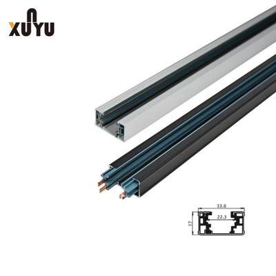 China Aluminum Track Light Rail System 3 Wires Single Circuit Mono Phase for sale