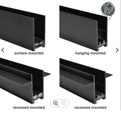 Cina Luce magnetica montata di superficie messa di alluminio della pista della ferrovia magnetica LED della pista in vendita