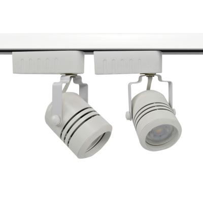 China Shop / Restaurant Mr16 / Gu10 Track Light White Black Housing for sale