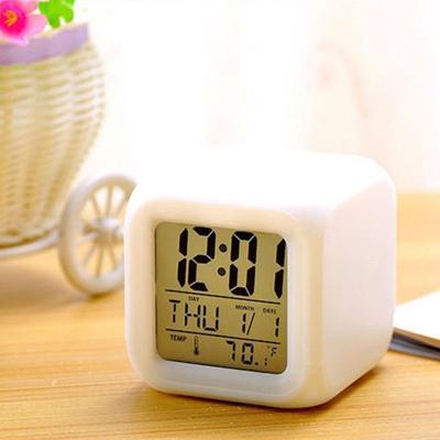 China Files Smart LED Digital Alarm Watch Table Electronic Desk Synchronizes Home Clock Wake Up Time for sale