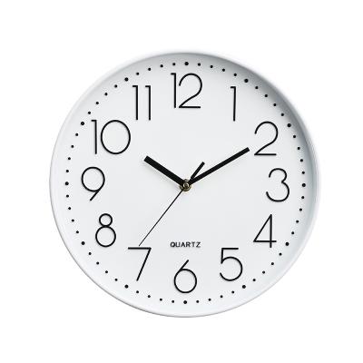 China FILE OEM Simple 12 Inch Quiet Quartz 3D Art Wall Clocks for sale