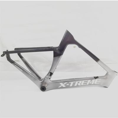 China Road Bikes XTREME Road Bicycle Frame Carbon Fiber Road Bike Frame 700C Free Main Set And Bottom Bracket Painted for sale