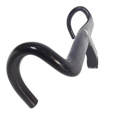 China Road Bikes Road Bicycle Handlebar Cycle Handlebars Bike Stem Parts Carbon Handlebar Carbon Fiber for sale