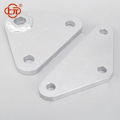 China Line Hardware Shangyuan Electric Power Fitting Hot Dip Galvanized Steel Lv Type Yoke Plates For Line Hardware for sale