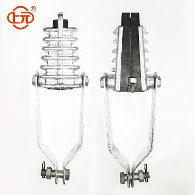 China Fixing and Fightening Aerial Insulation Shangyuan NXJ Series of Wedge-type Insulation Tension Clamp Strain Clamp For Overhead Line for sale