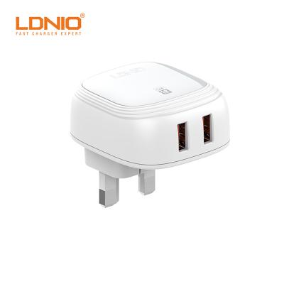 China Wholesale LDNIO A2512Q Super Fast Charging On The Current Dual QC3.0 USB Wall Charger 18W Plug Charger Replaceable Fast Charging Adapter For Mobile Phone for sale