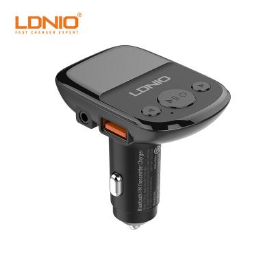 China QC 3.0 Quick Charger LDNIO C706Q Dual USB BT 5.0 FM Car Charging Dual Port USB Transmitter Smart Charger Dual 3.0 LED Display for sale