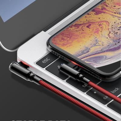 China High Speed ​​Data Charging LDNIO 90 Degree Angle PP+ Shell 2.4A Mobile Data Cable Zinc Alloy Current Fast Charging Accessories Top for sale