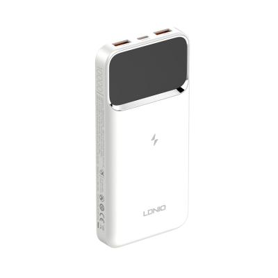 China Wireless Magnetic Power Bank LDNIO PQ11 Ultra Slim Cargador Portatil Power Bank Mini Rohs 10000mah Power Bank Manufacturer Custom Logo for sale