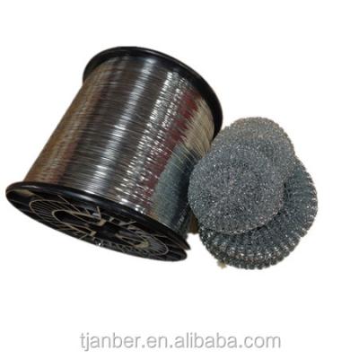 China Making mesh scourers galvanized flat wire for scourer production 0.23mm whatsapp 008613920264894 for sale