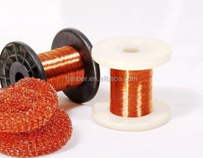 China Making cleaning scourer 0.13mm copper wire for copper mesh scourer (factory) for sale